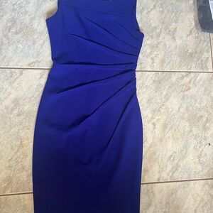 Calvin Klein Royal Blue Midi Dress